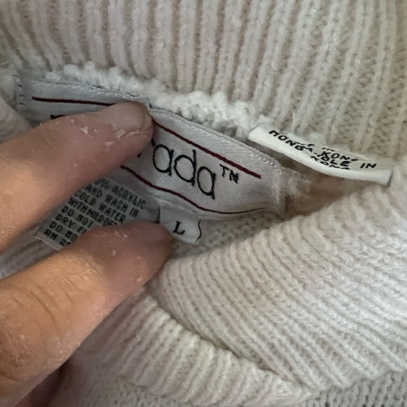 Colorful Embroidered Cowl Neck Sweater - Picture 10 of 10